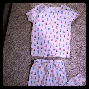 12 month ice cream pjs